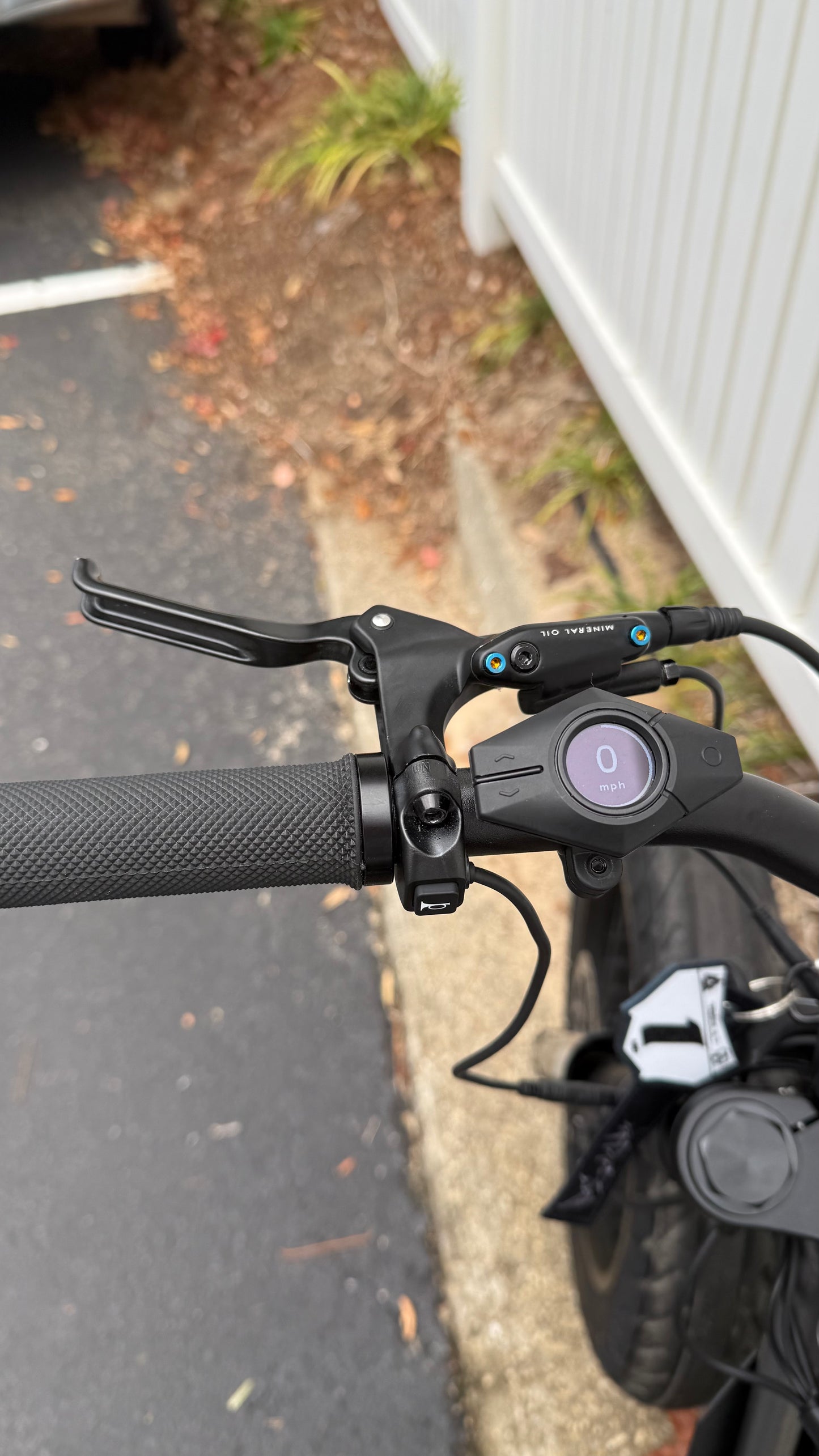 Super 73 brakes mineral oil cap bolts (set of 2 burned blue titanium bolts works on all tektros brakes)